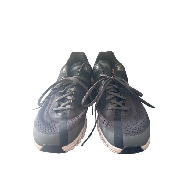 s-l400.jpg On Running Womens Cloudflow Shoe Sz 8.5 Gray Black Peach Sneaker Trainer Active